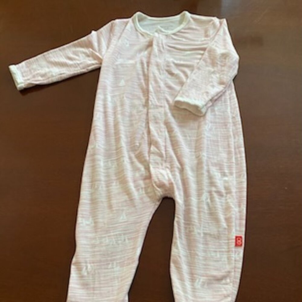 Magnetic Me Sailing Footie Size 6-9 Months Baby Girl
